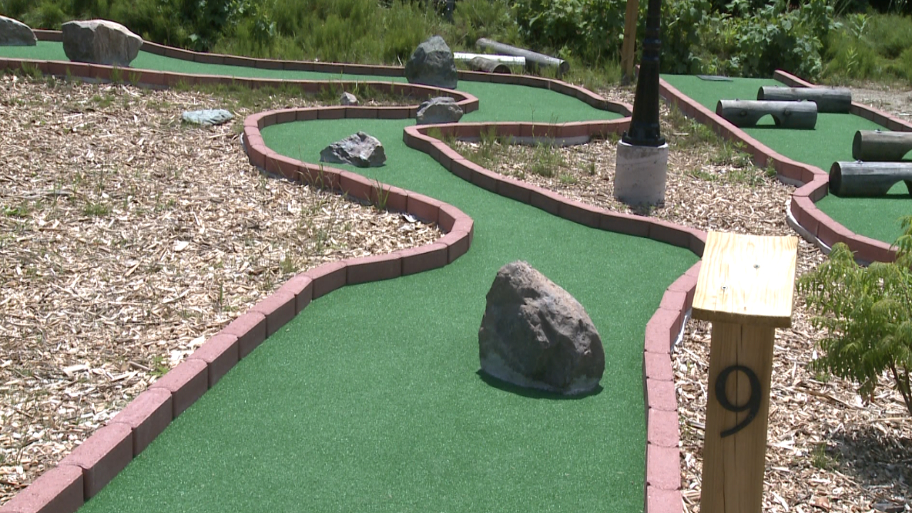 Miniature Golf Course is Recarpeted!