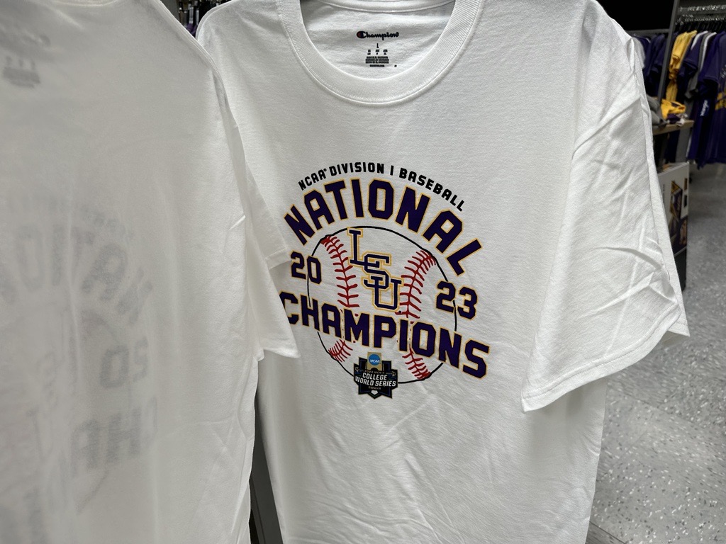  LSU Tigers National Champs 2023 Baseball Year of the Tigers T- Shirt : Sports & Outdoors