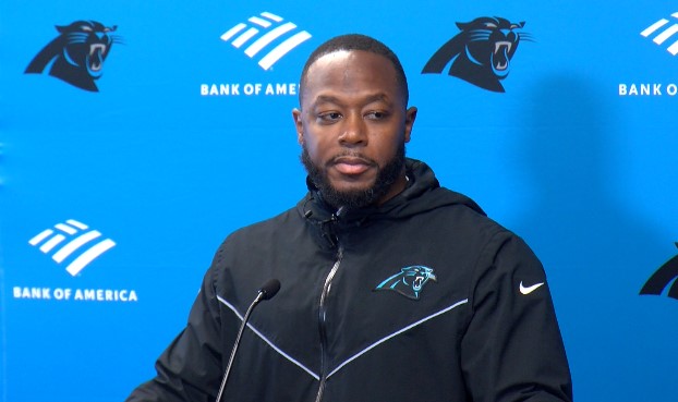 Thomas Brown talks about entering his first game as Panthers OC