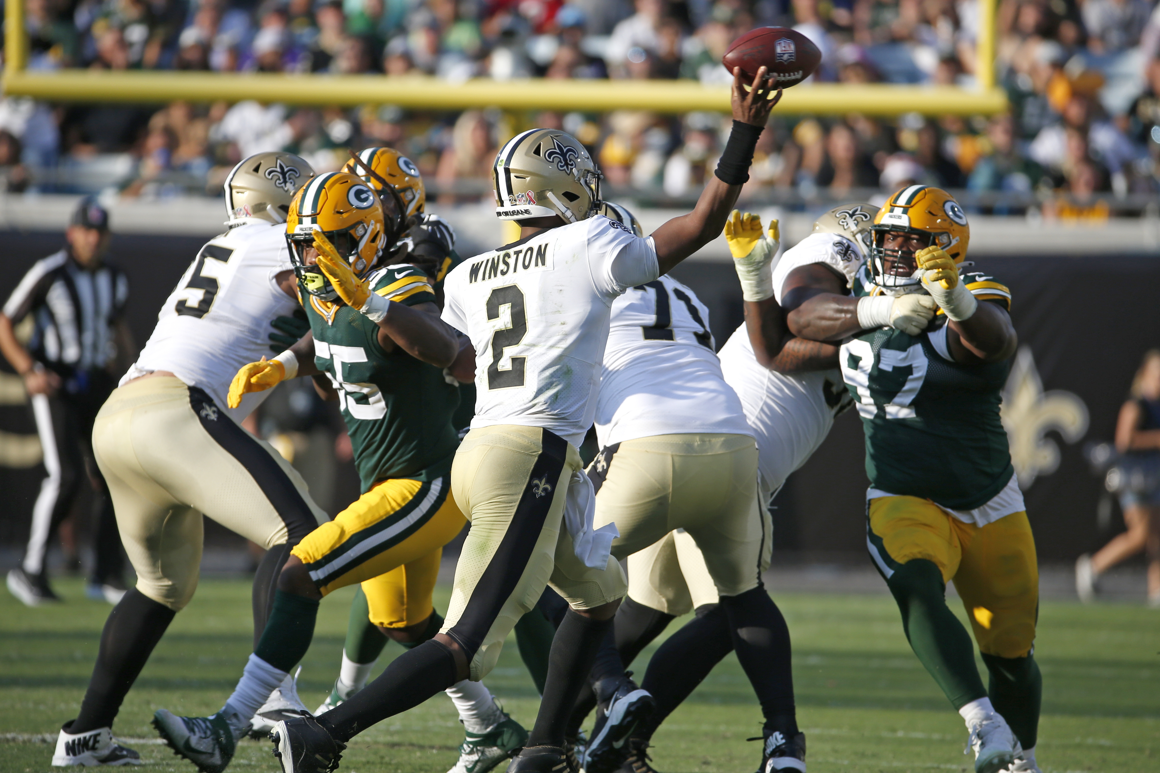 New Orleans Saints QB Jameis Winston on his favorite throw vs. Packers