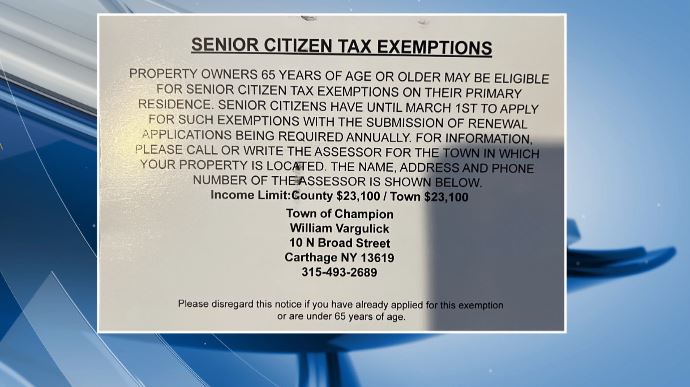 Help available to apply for senior citizen tax exemptions
