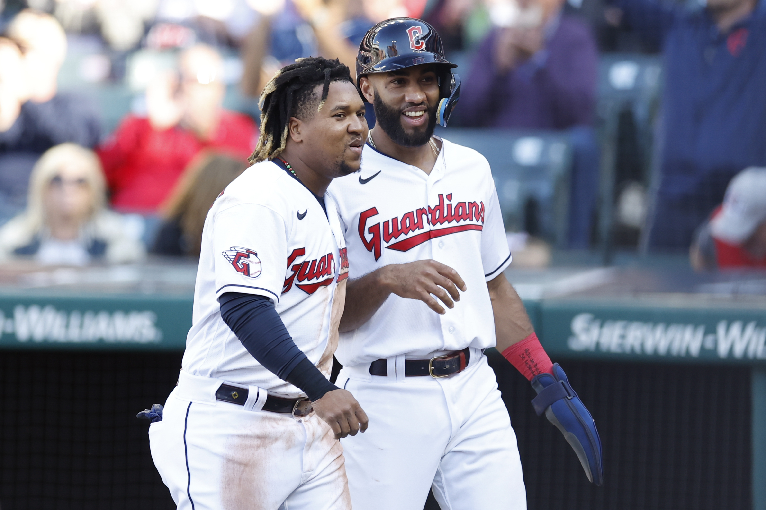 Cleveland Guardians take Game 1 in playoffs series against Tampa