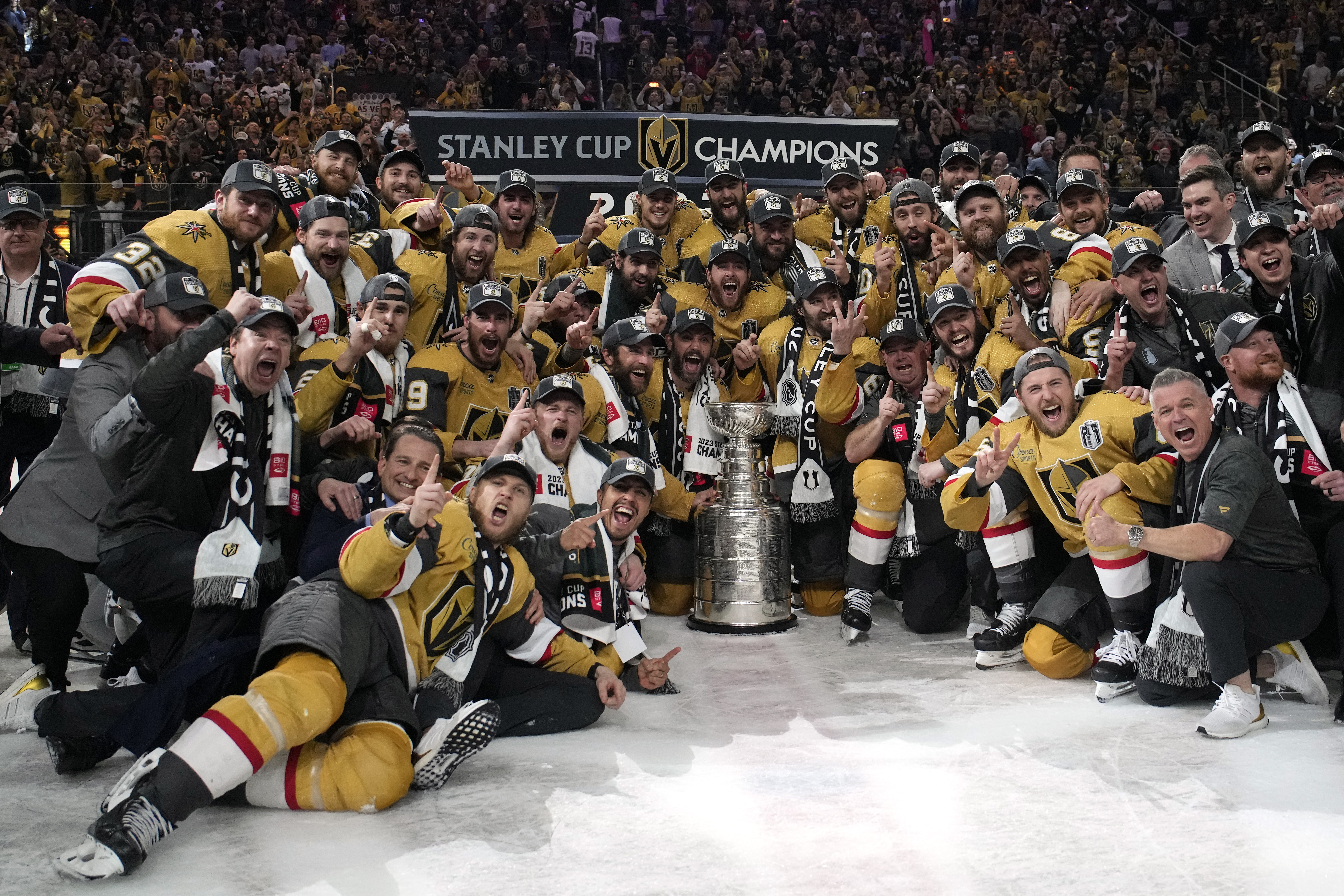 Vegas Golden Knights And Las Vegas Aces City Of Champions Stanley