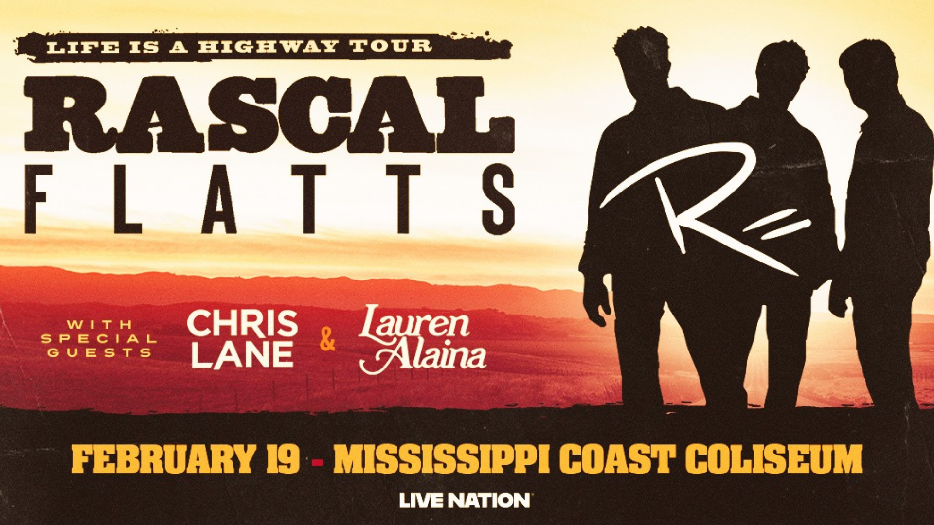 Rascal Flatts 'Life Is A Highway' tour stops in South Mississippi