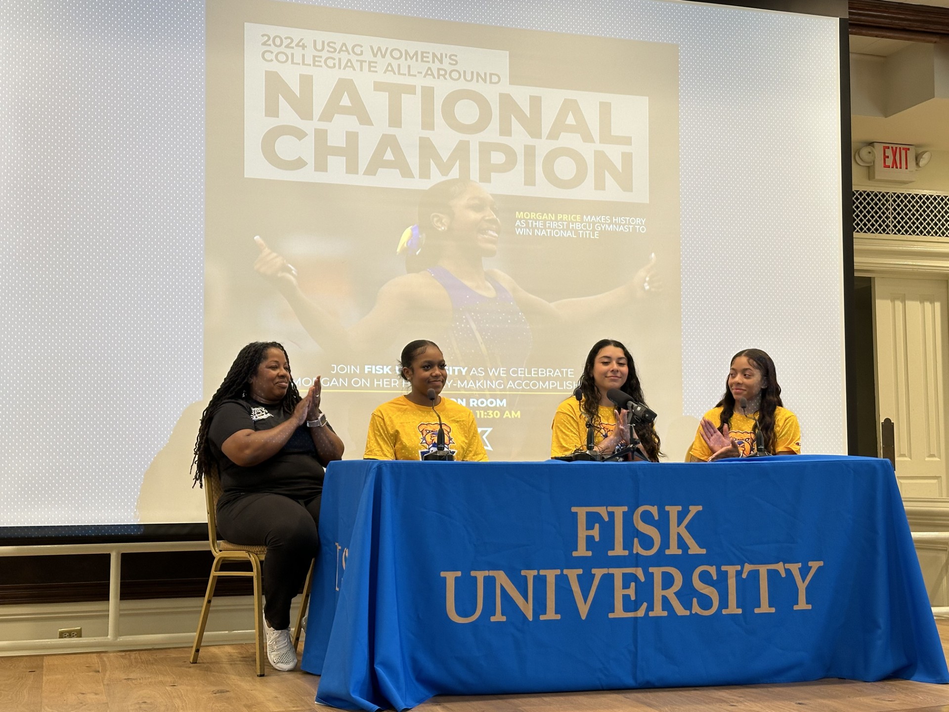 Fisk celebrates first HBCU national champion Morgan Price