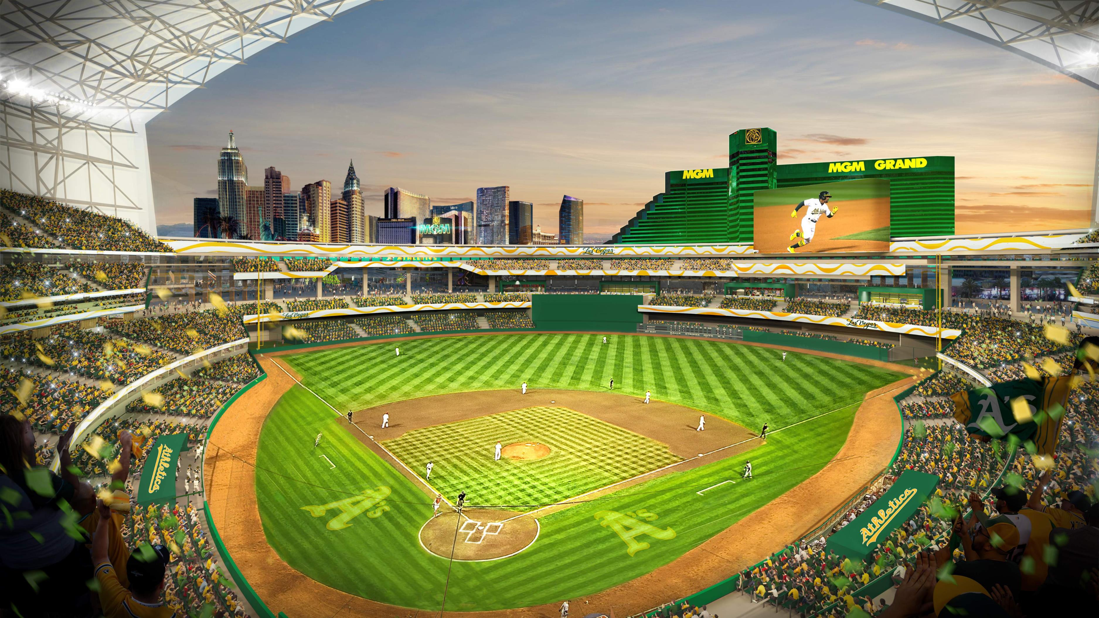 Oakland A's continue search for potential Las Vegas ballpark site, Athletics