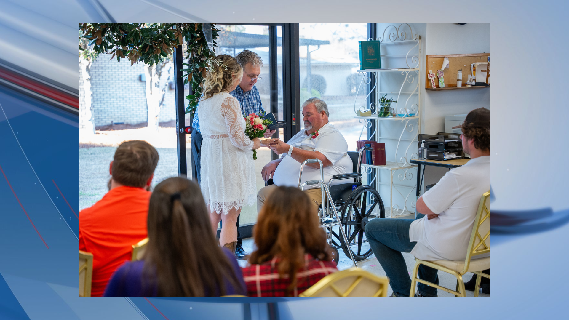 Phoebe Inpatient Rehab hosts wedding for patient