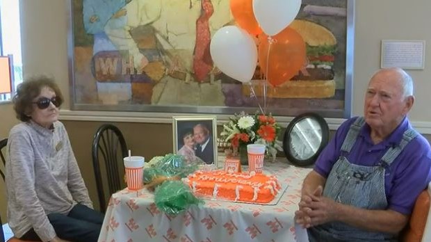 What-a-couple' gets Whataburger surprise for 62nd anniversary