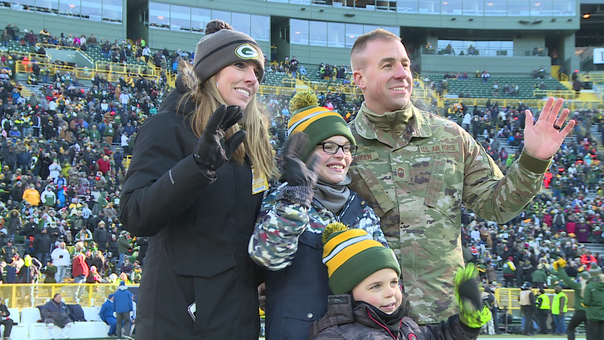 DeForest service member recognized with Packers tickets as part of  Operation Fan Mail