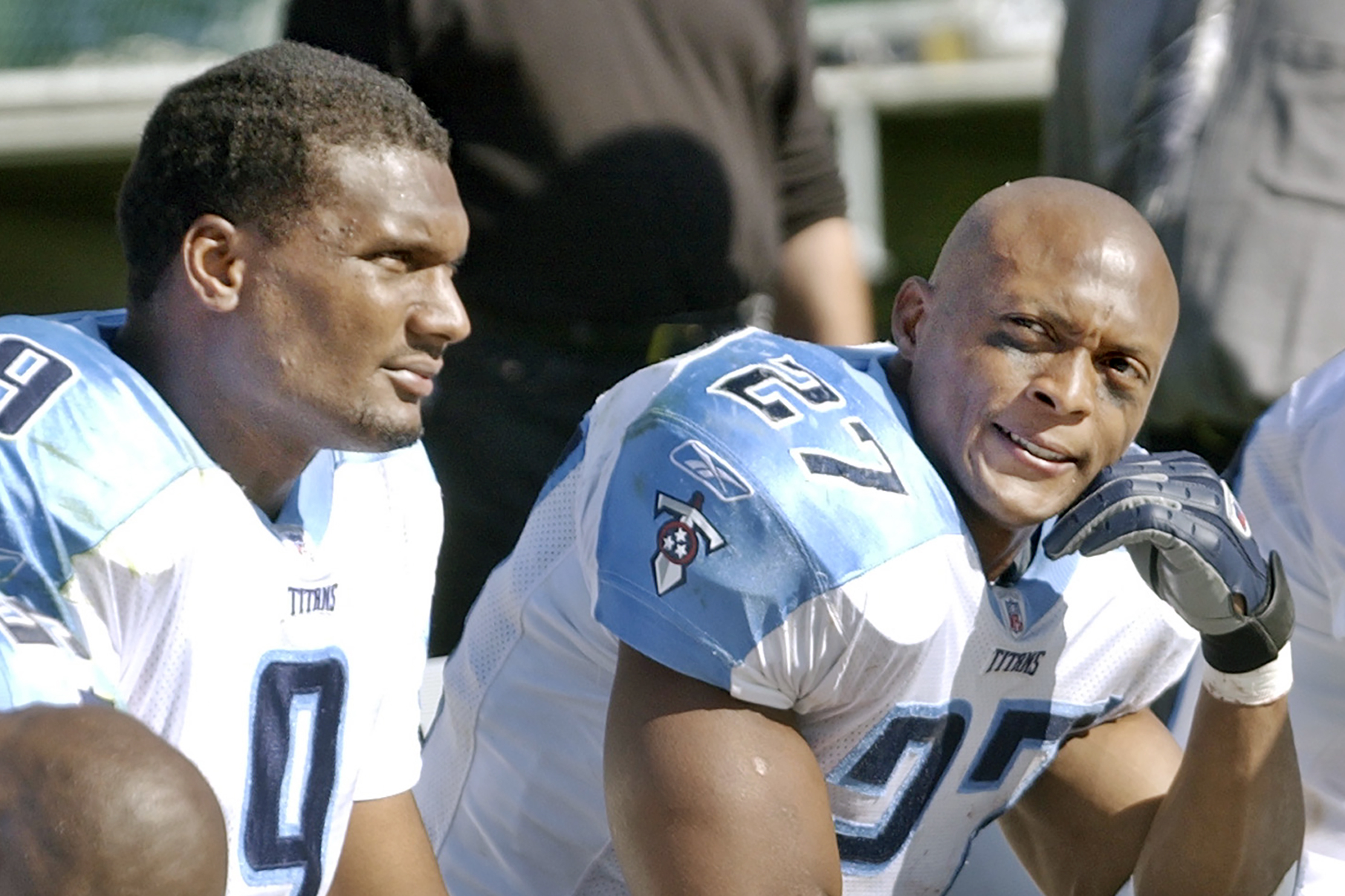 Eddie + McNair = BEST Titans ever.  Eddie george, Nfl titans, Nfl players