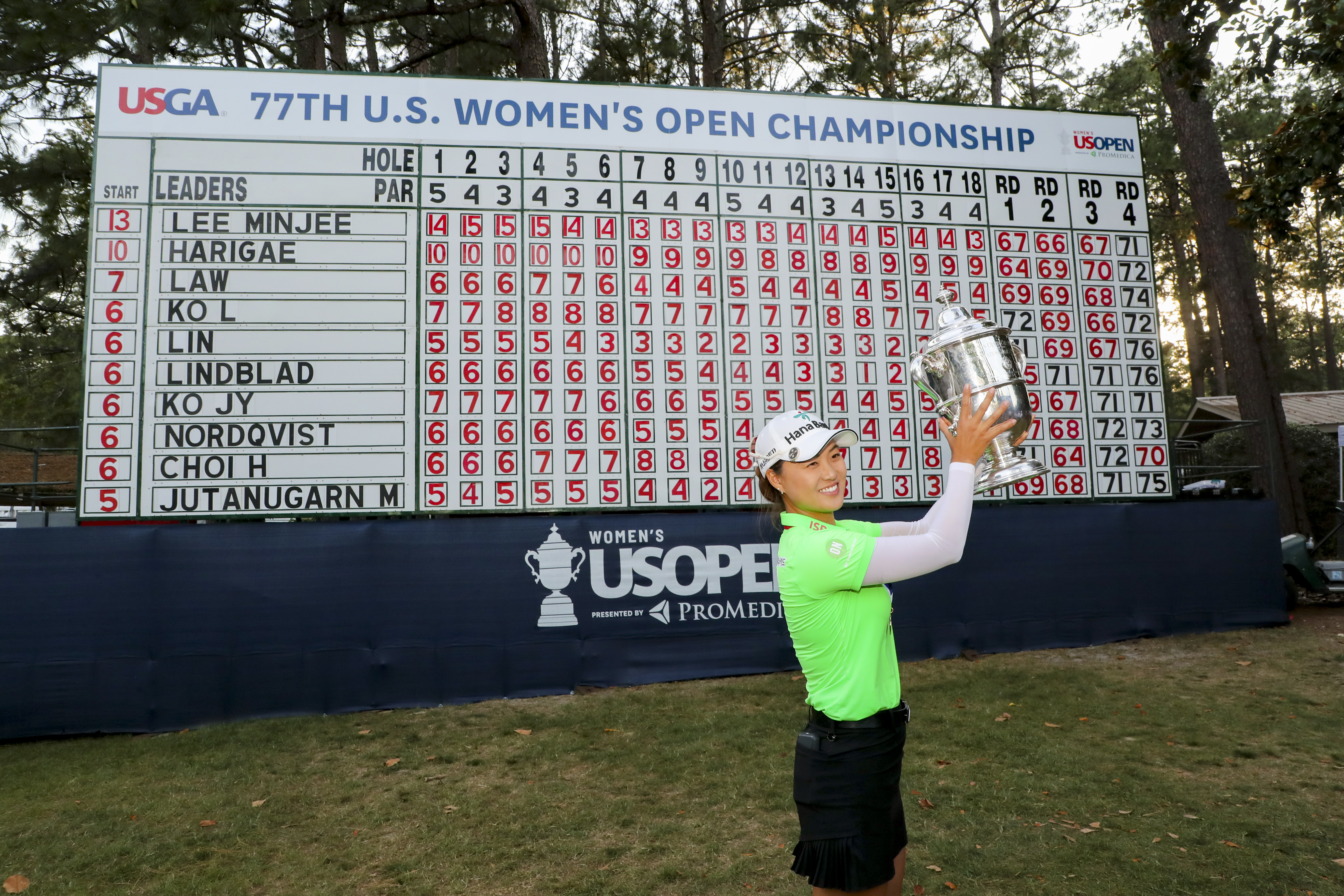 Awesome Aussie: Lee wins U.S. Women's Open, record $1.8M