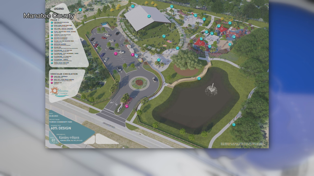 Parrish residents get a first look at plans for long-awaited park
