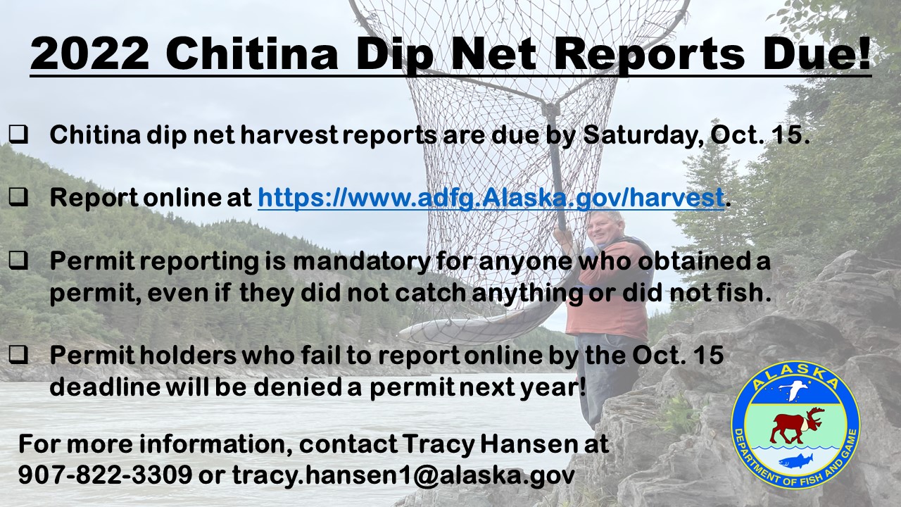 Chitina Personal Use Salmon Fishery, Alaska Department of Fish and