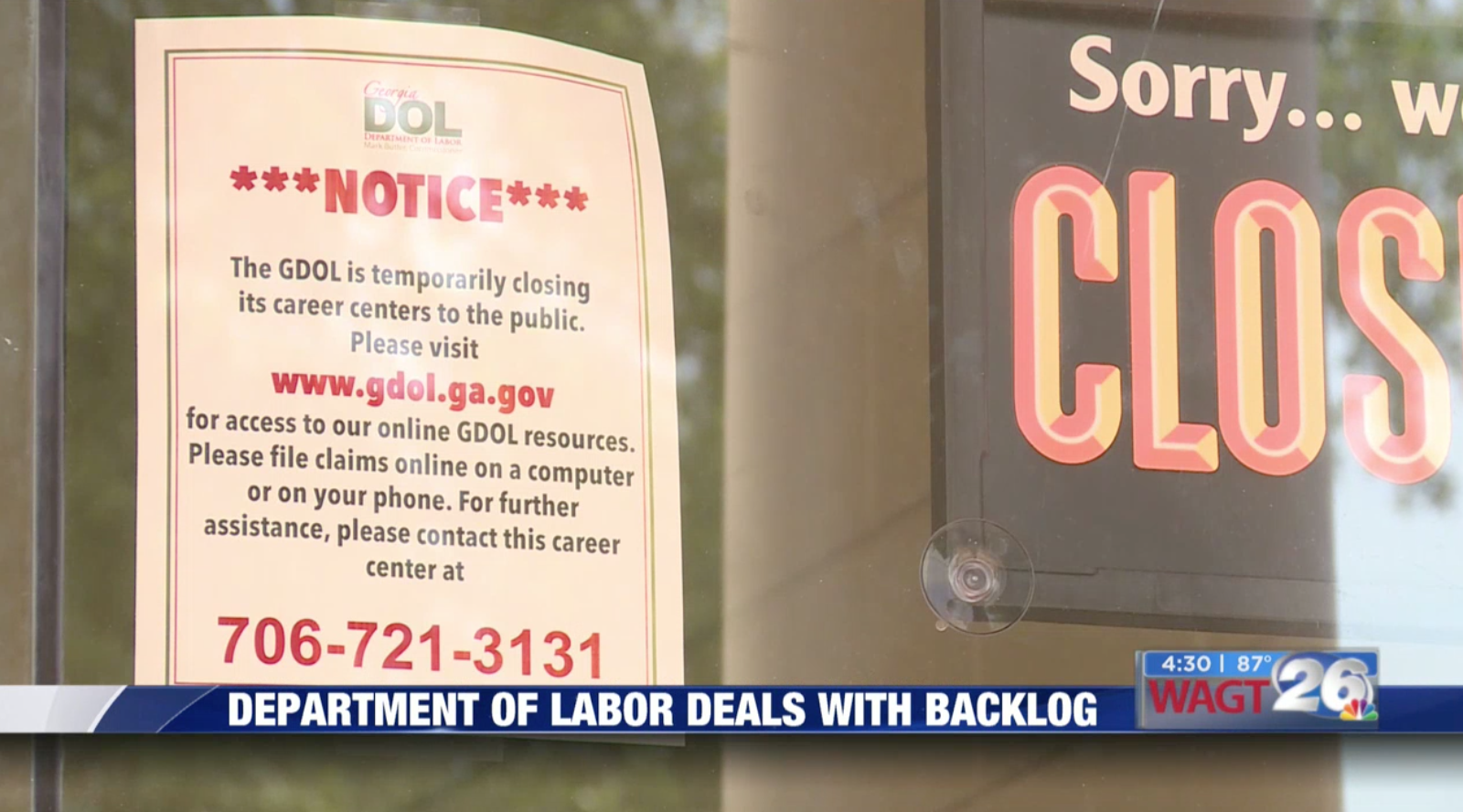 Agencies across the two-state battle backlog of unemployment claims