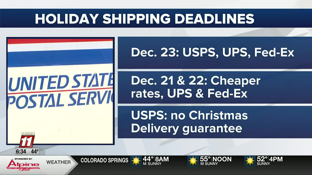 stops some holiday shipping guarantees