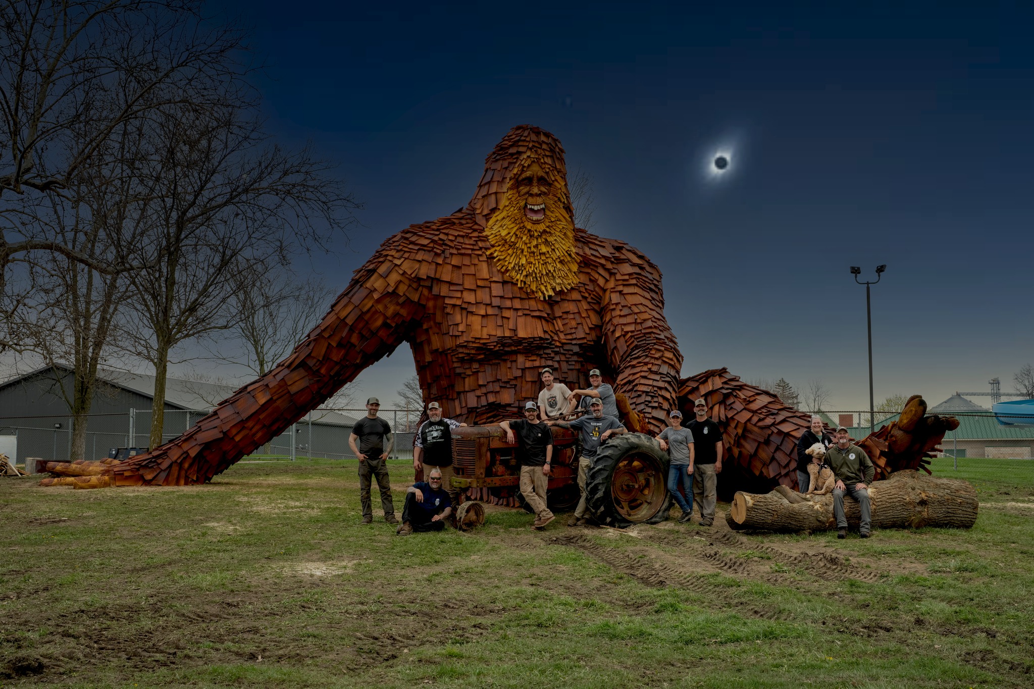 Bear Hollow Wood Carvers' build stands tall at Mercer County
