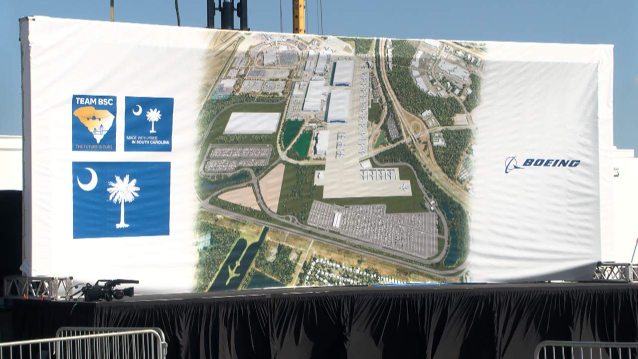 Boeing South Carolina breaks ground on North Charleston facility expansion