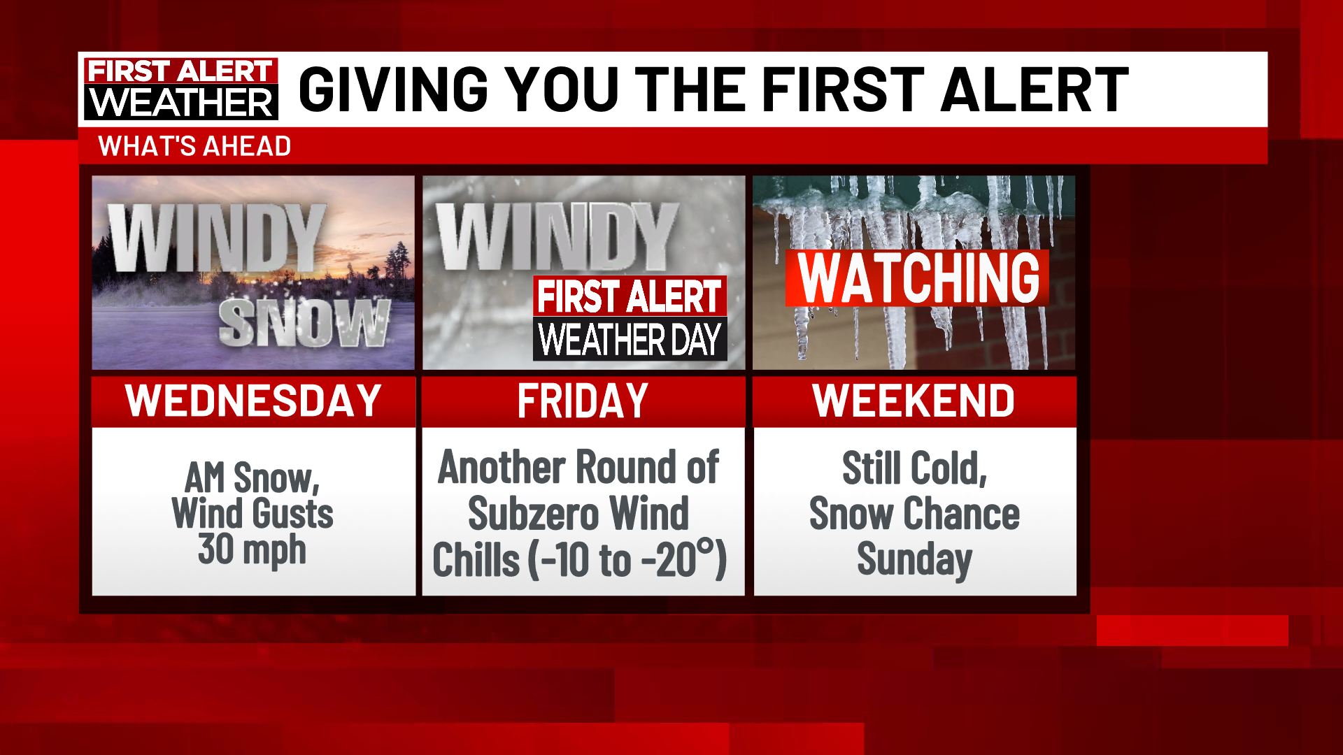 Severe Weather Alert Snow