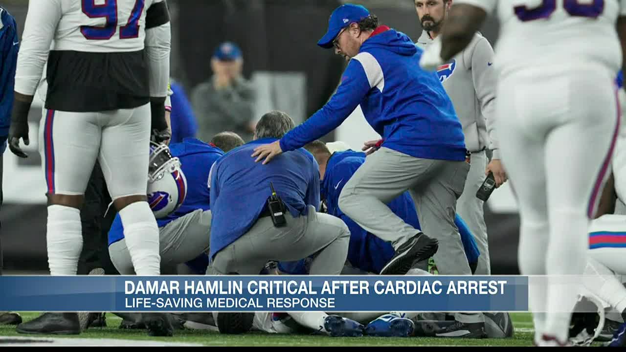 Former SU athletic trainer gave Buffalo Bills safety Damar Hamlin CPR on  field after collapse 