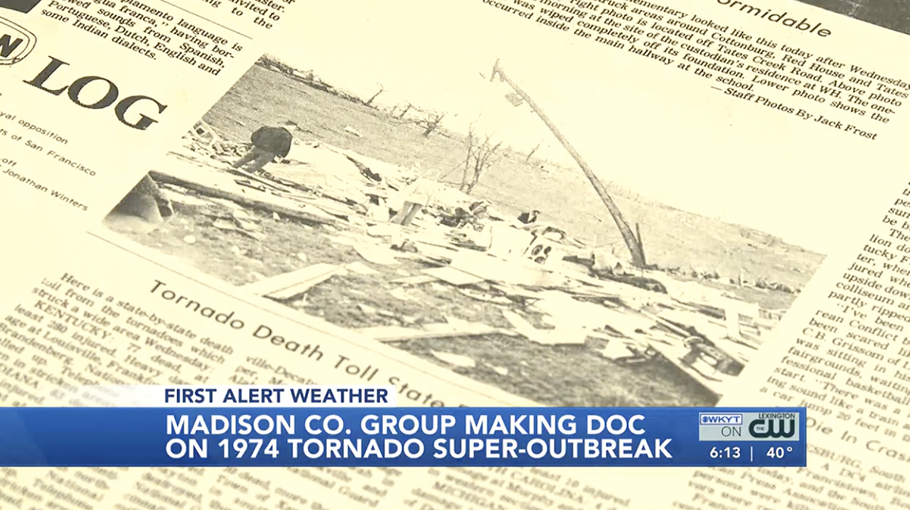 Madison County residents work on documentary on 1974 Tornado Outbreak