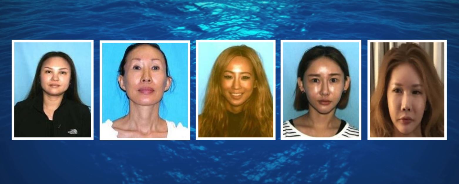 5 women wanted on suspicion of promoting prostitution in Honolulu