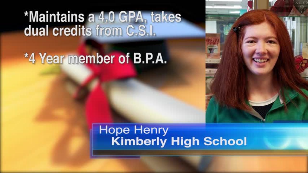 Academic All-Star — Hope Henry