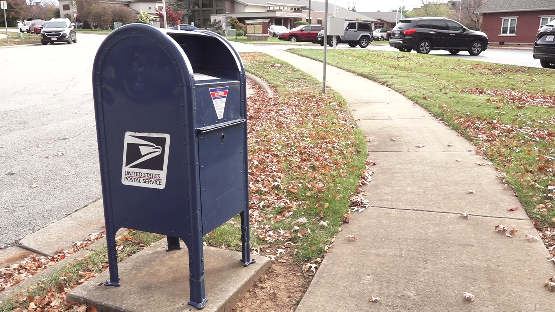 United State Postal Service warns against using blue boxes during the  holidays