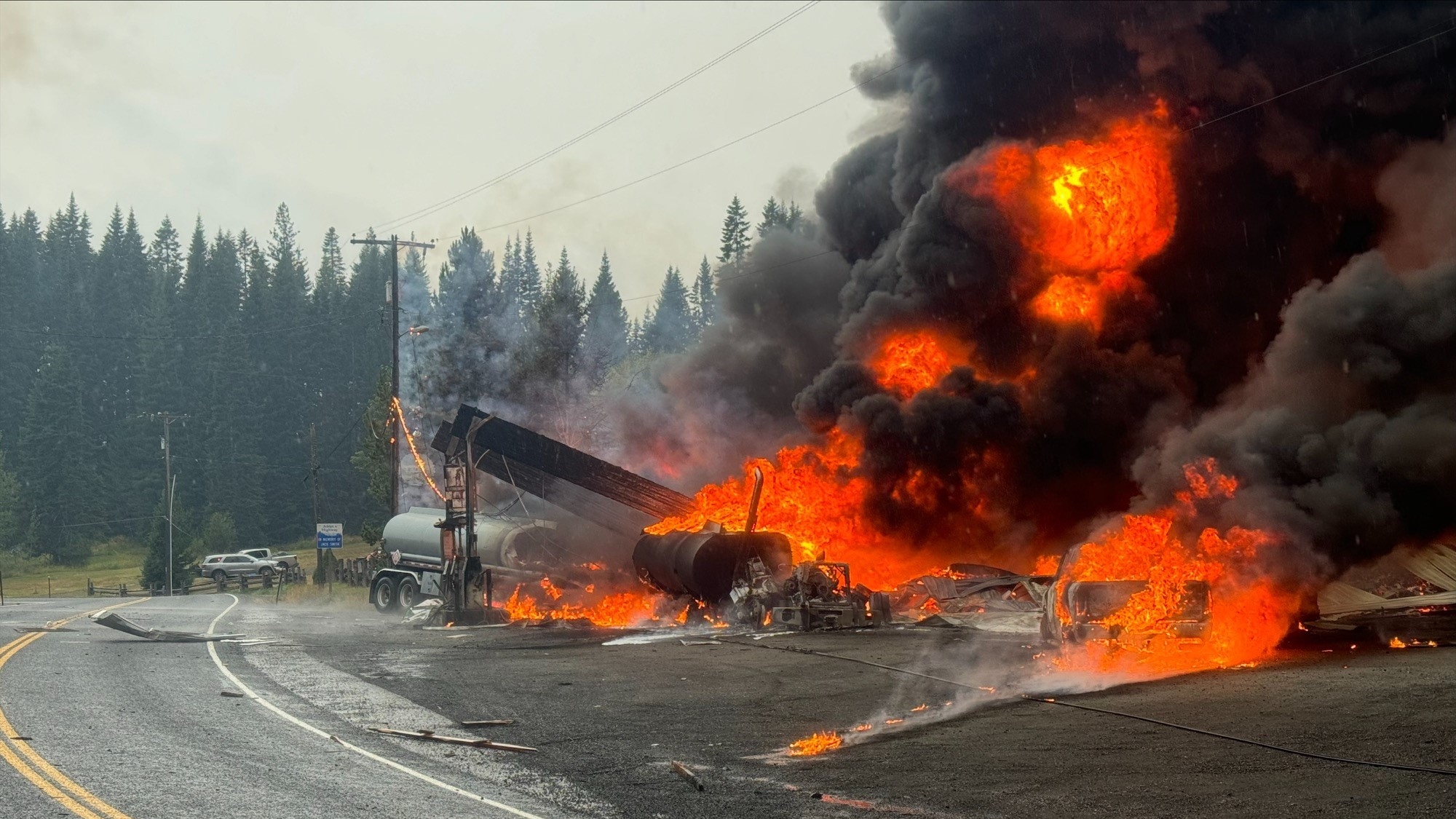 Explosion at an Idaho gas station leaves two critically injured