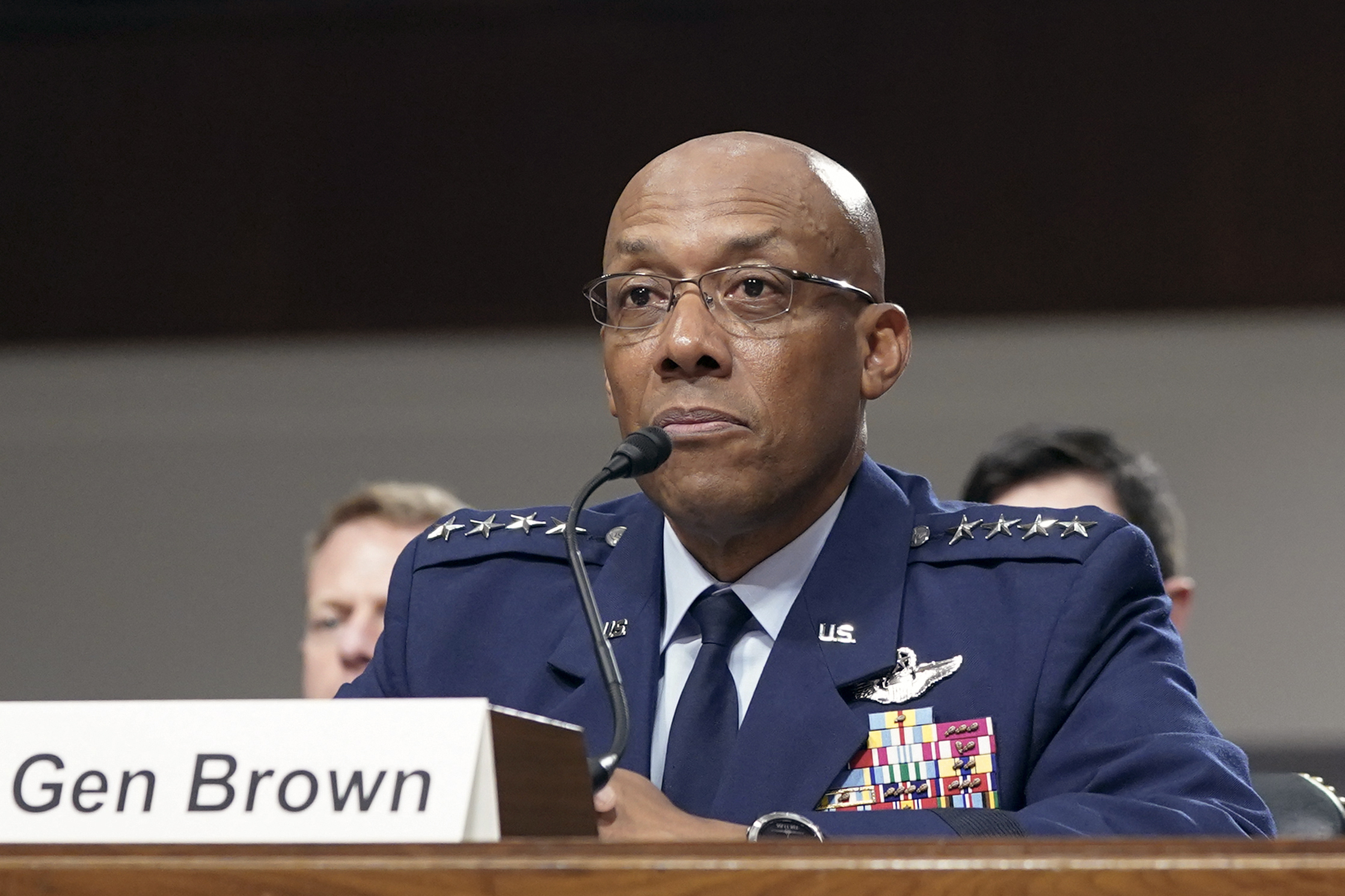 Gen. CQ Brown, nominee for Joint Chiefs chairman, vows to keep politics out  of military