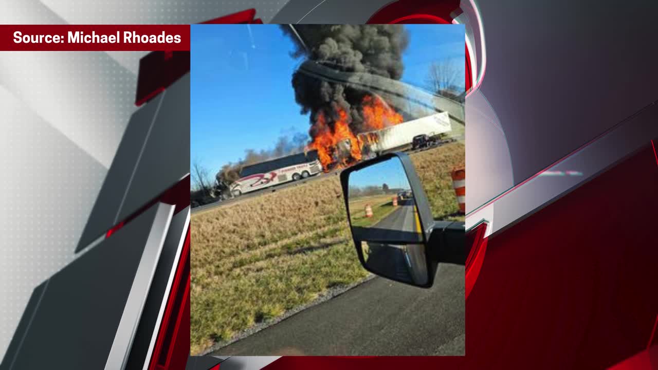 Crash south of Garrett leaves truck on top of car, sends 2 to hospital