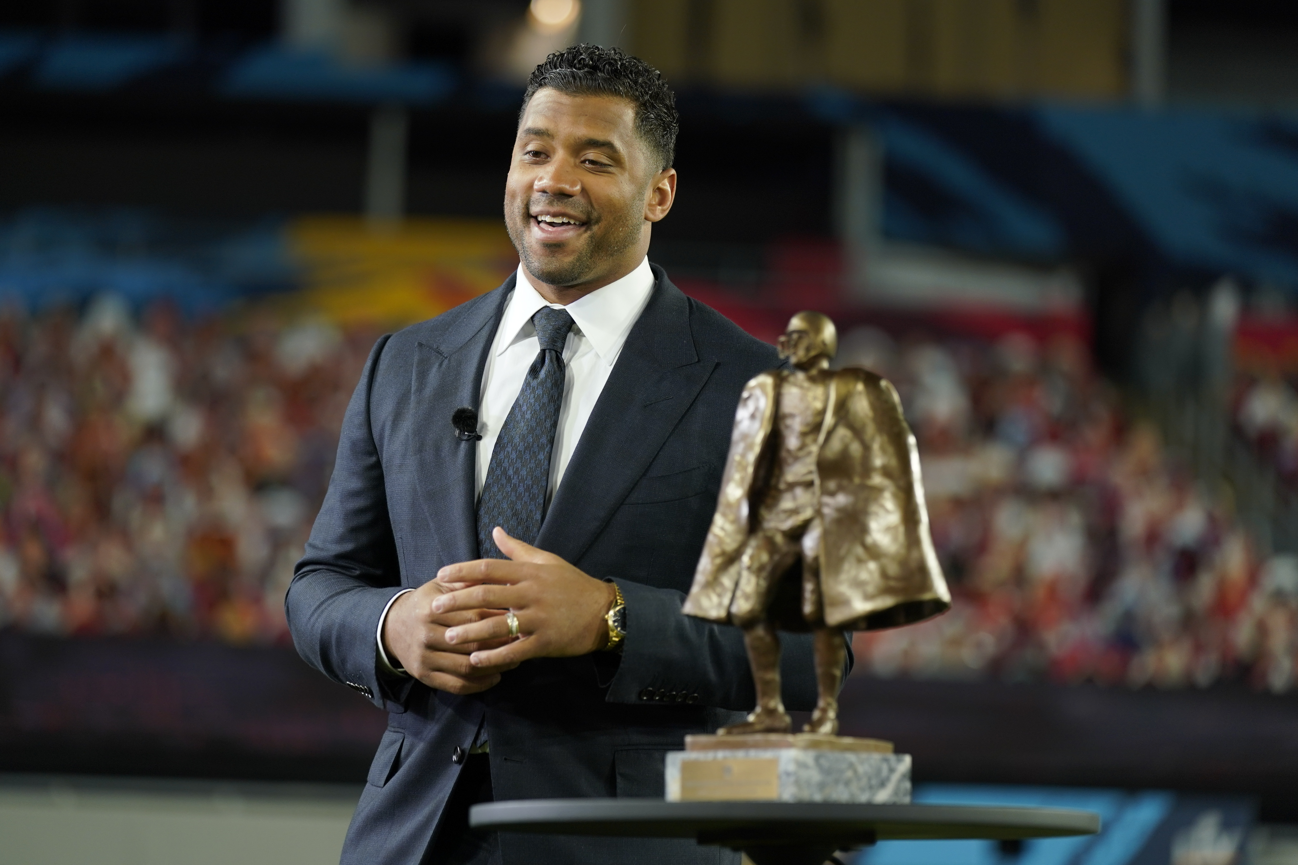 Russell Wilson Wins Walter Payton NFL Man of the Year Award