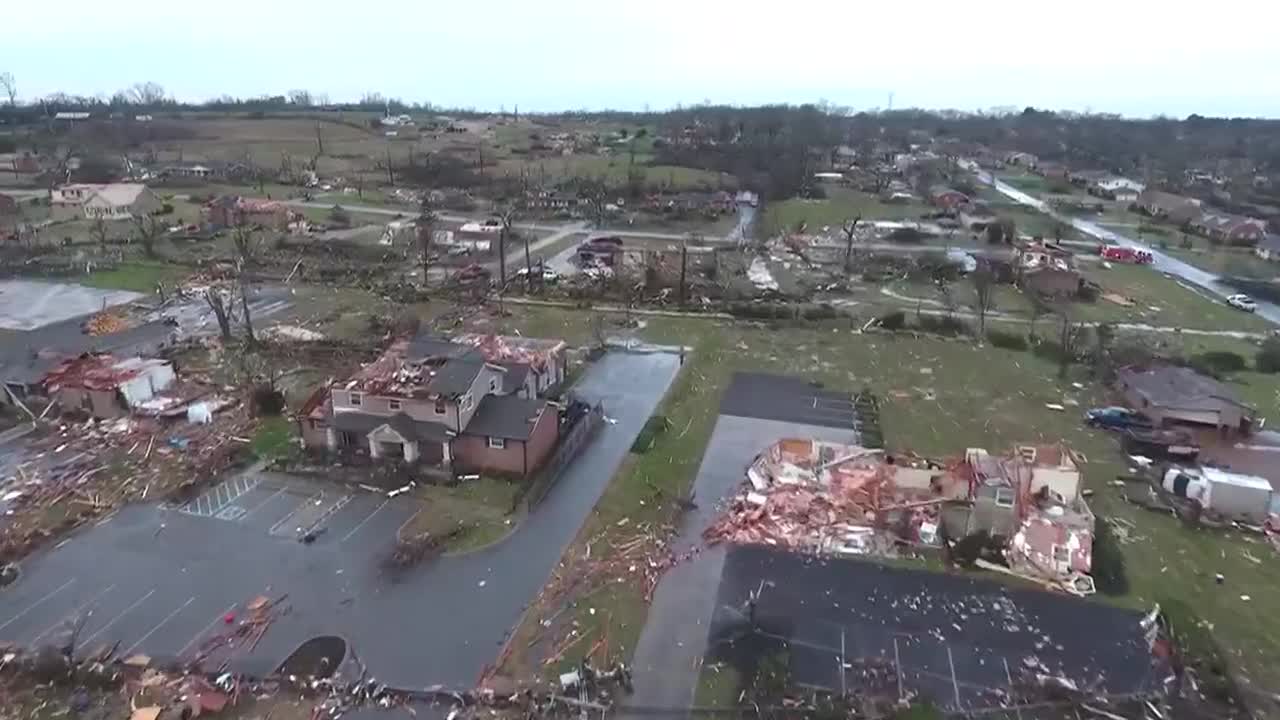 3/3/2020 Nashville / Mount Juliet, TN-Significant tornado damage to school,  homes, and offices 