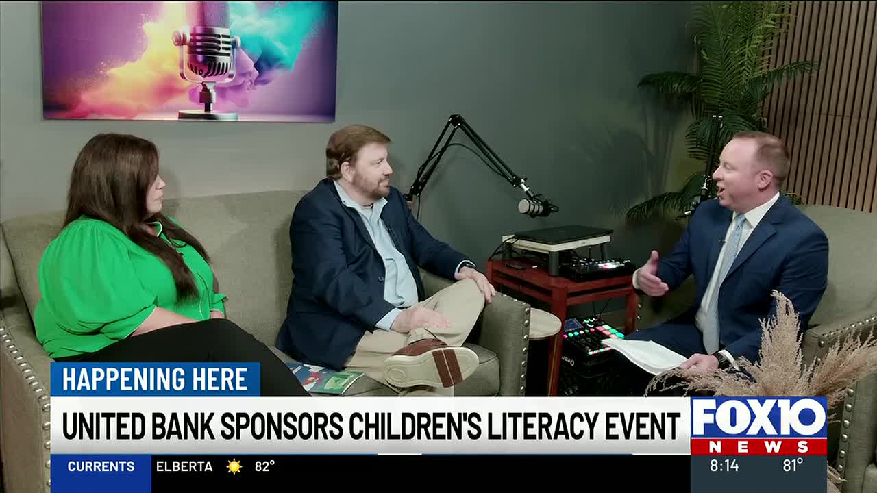 United Bank Frisco City sponsors literacy event featuring