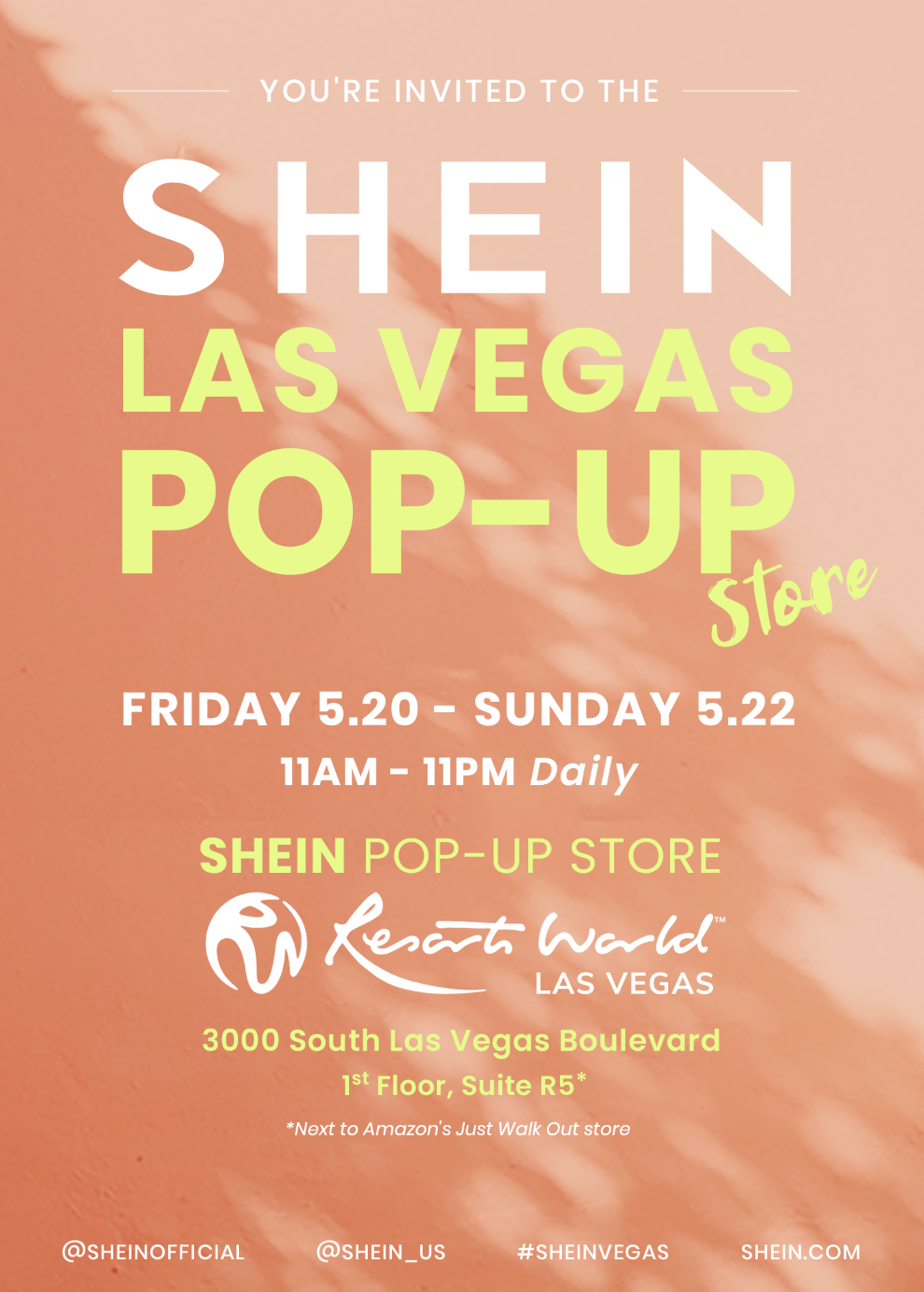 Exclusive: Shein's 2023 pop-up strategy kicks off in Las Vegas