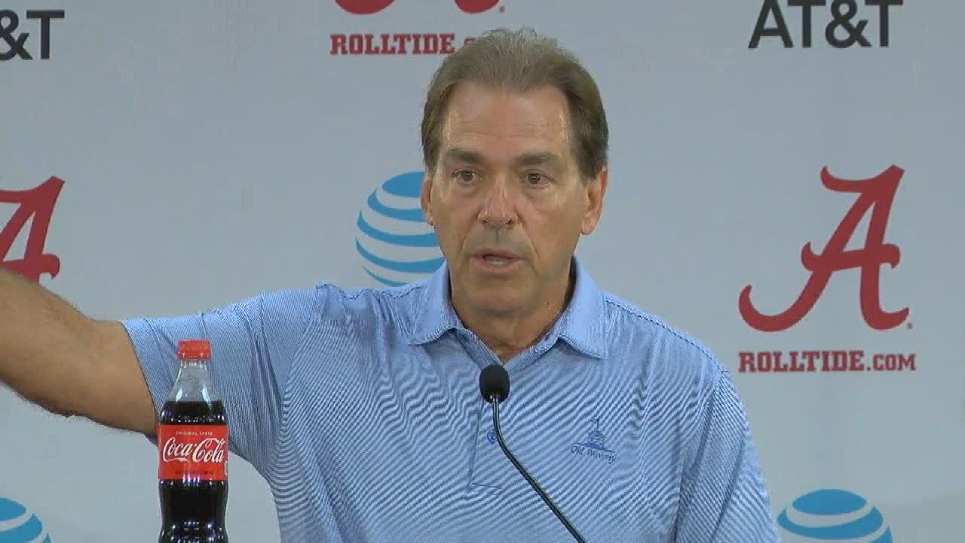 Saban looks ahead to rival game with Tennessee