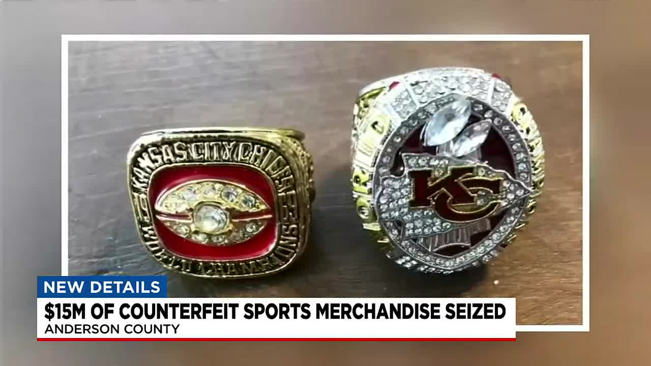 Fake MLB, NBA, Super Bowl rings, including Chiefs rings, seized by