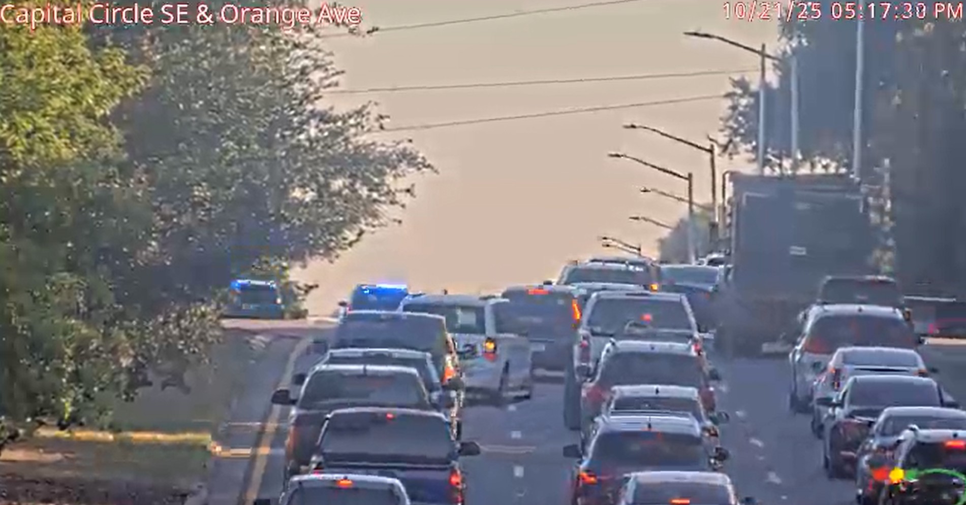Traffic flowing after crash on Capital Circle SE Tuesday evening