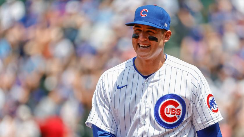 Chicago Cubs Beer Keg Tap Handle Baseball Anthony Rizzo Kegerator Keezer