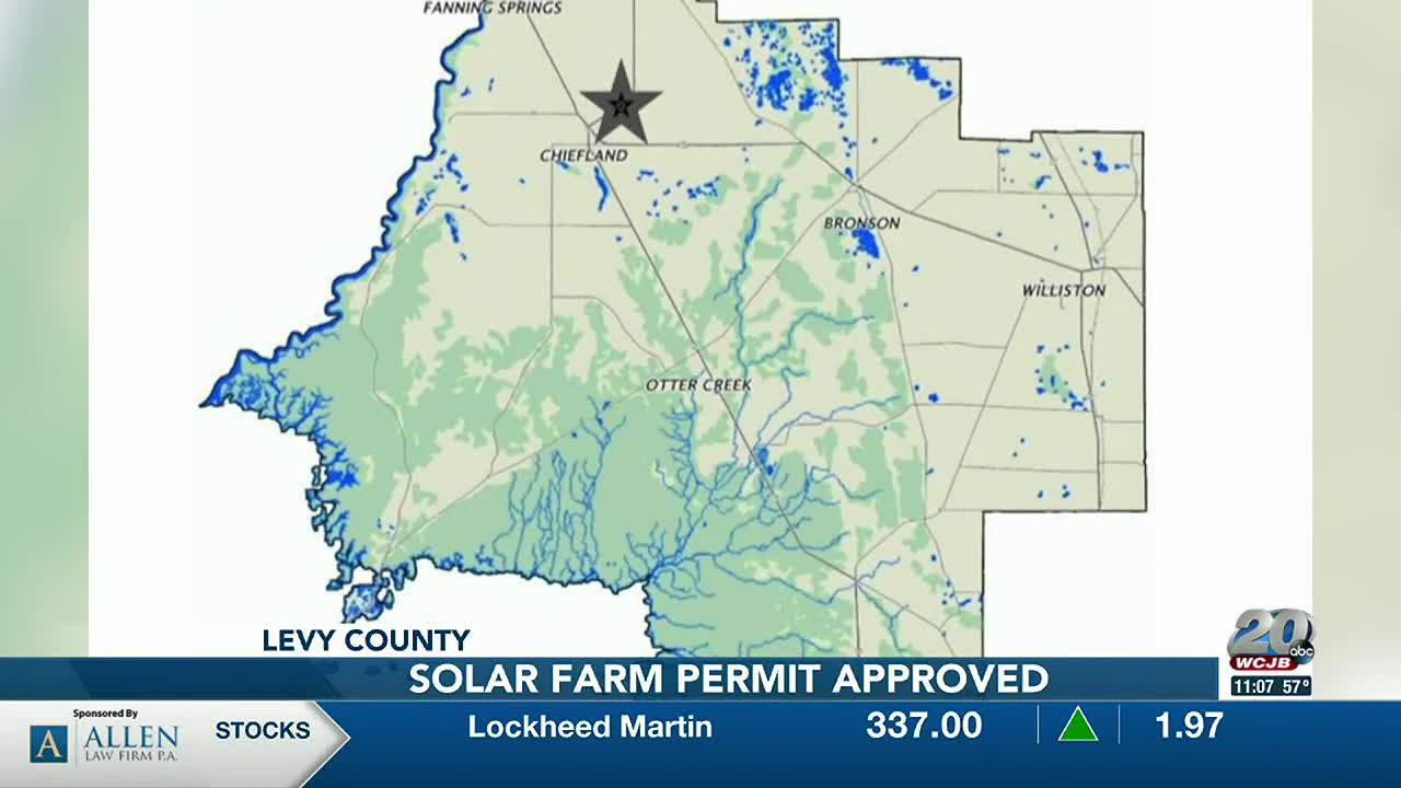 Levy County commissioners approve new solar power farm in Chiefland