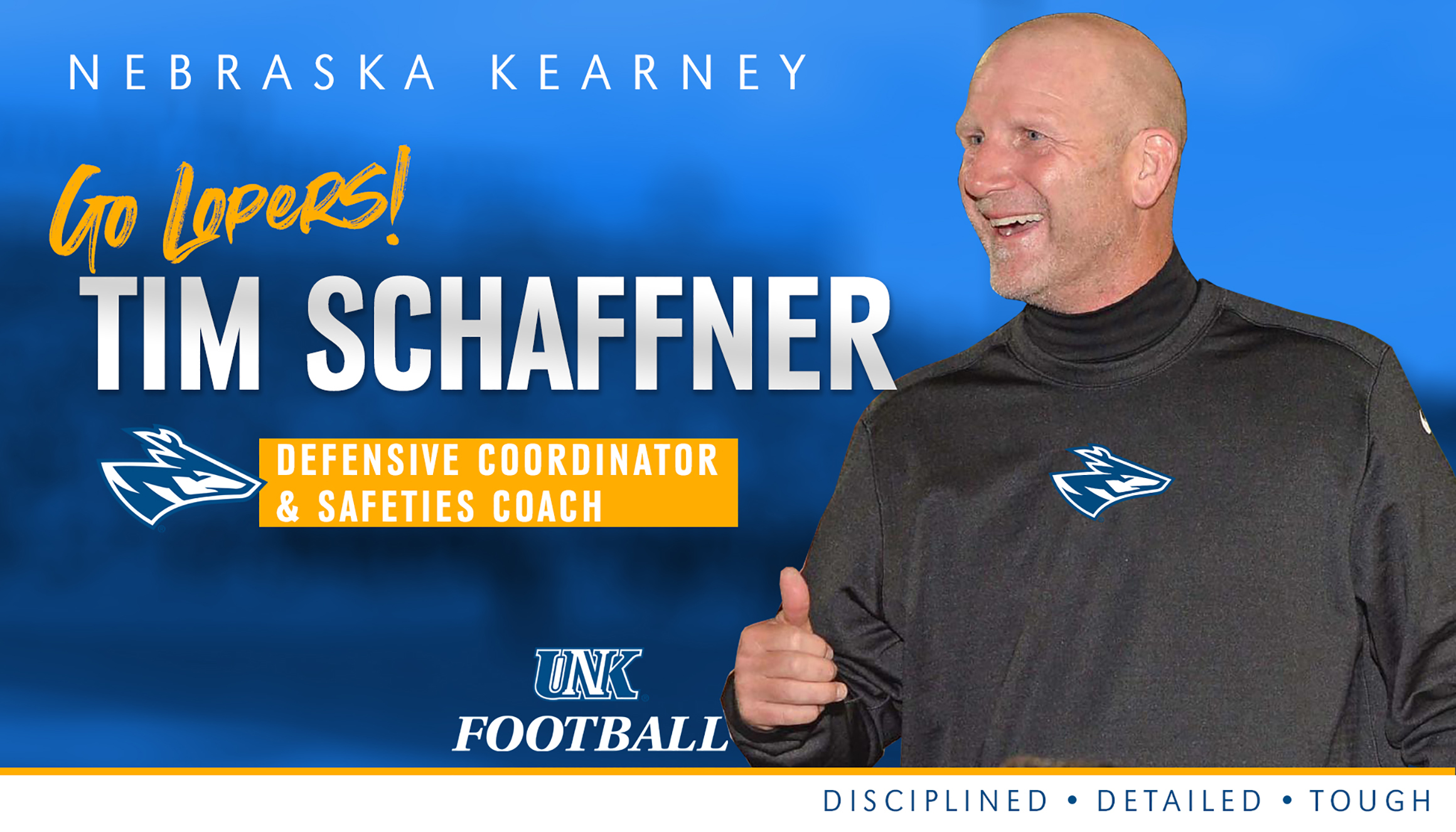 Held names Schaffner UNK football defensive coordinator, safeties coach