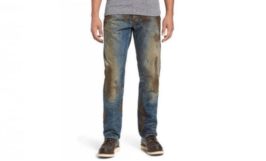 Nordstrom ridiculed for selling $425 jeans with fake mud