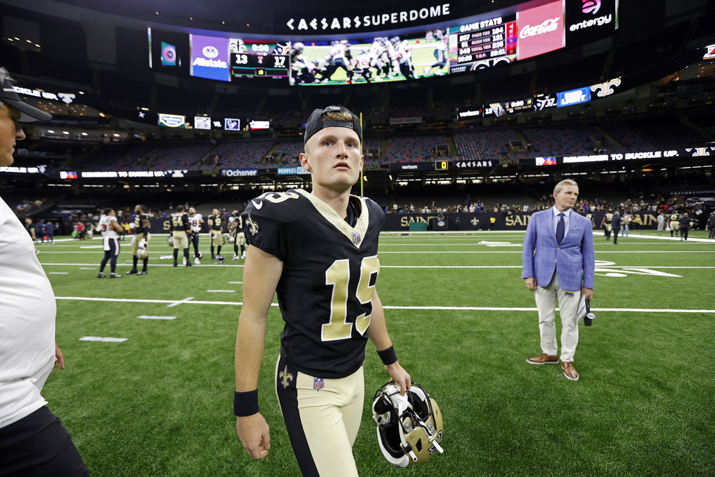 See New Orleans Saints kicker Wil Lutz's game-winning field goal.