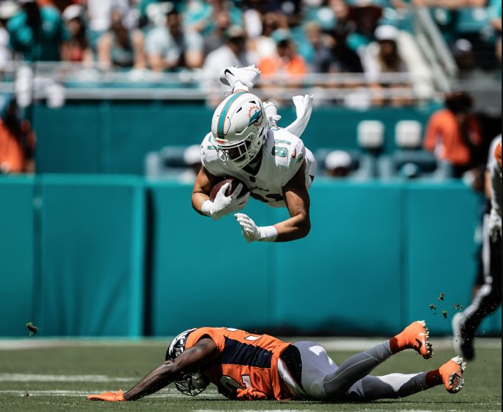 Dolphins WR Jaylen Waddle ruled out from Sunday's game vs. Broncos