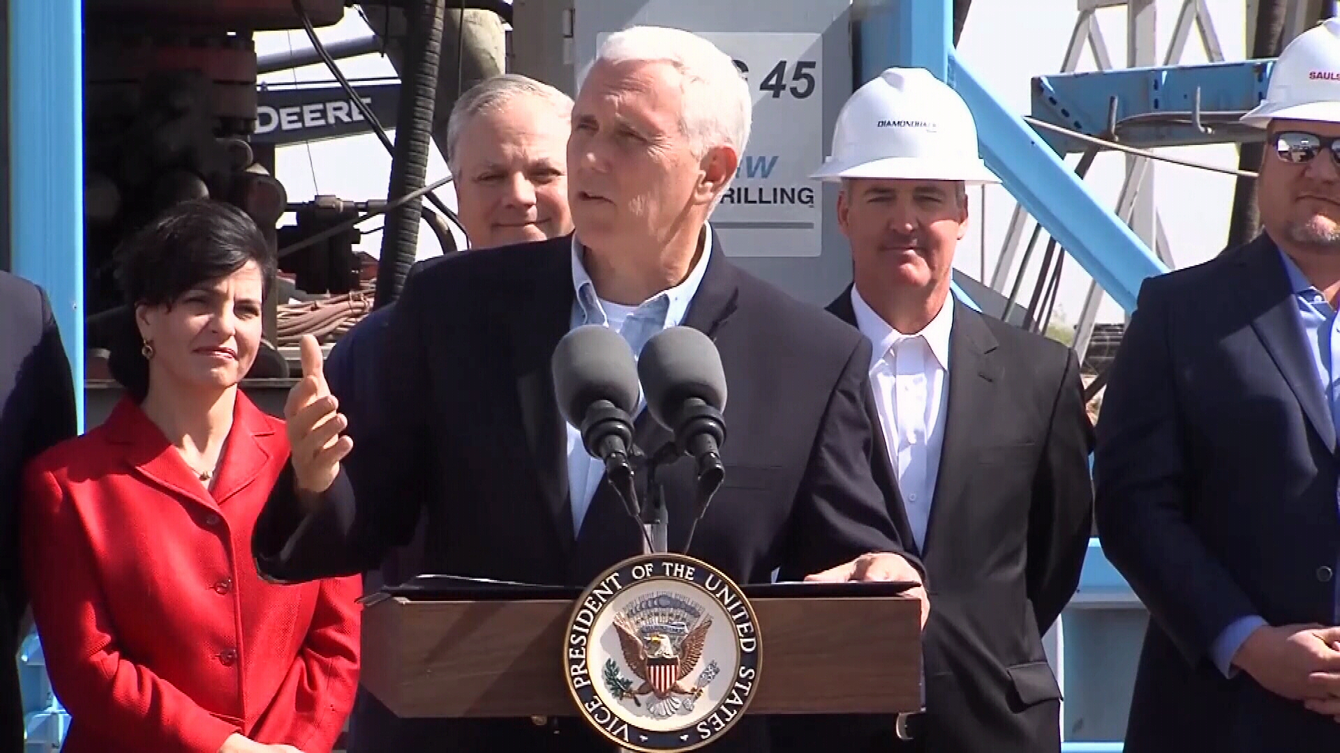Vice President Mike Pence visits Midland, praises Permian Basin's energy  dominance