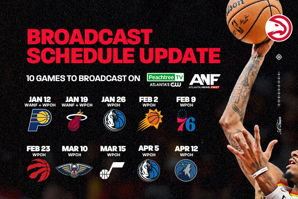 Atlanta Hawks partner with Gray's PeachtreeTV to broadcast 10 games free,  over the air