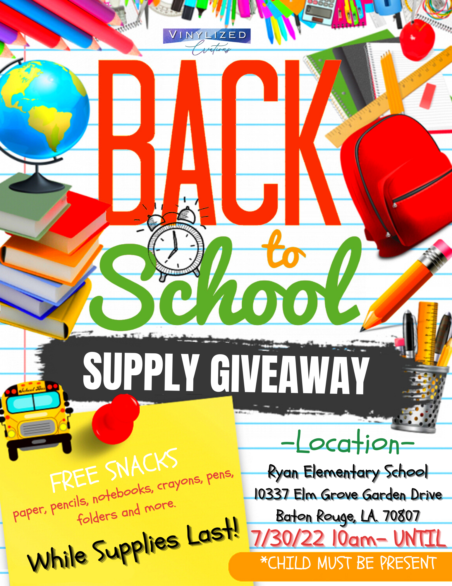 Project Backpack: Back to School Supply Fair