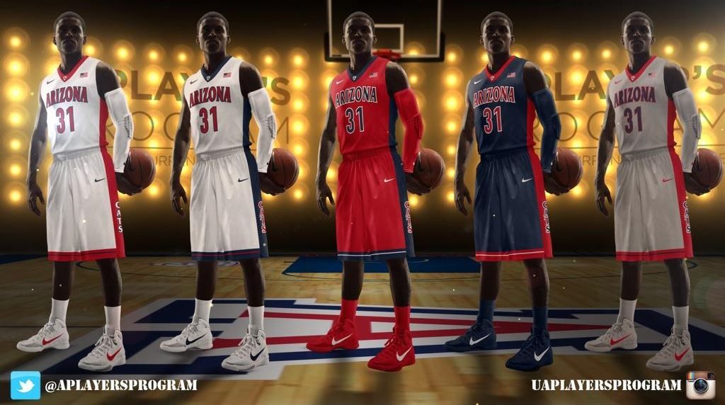 Arizona Wildcats unveil new basketball uniforms