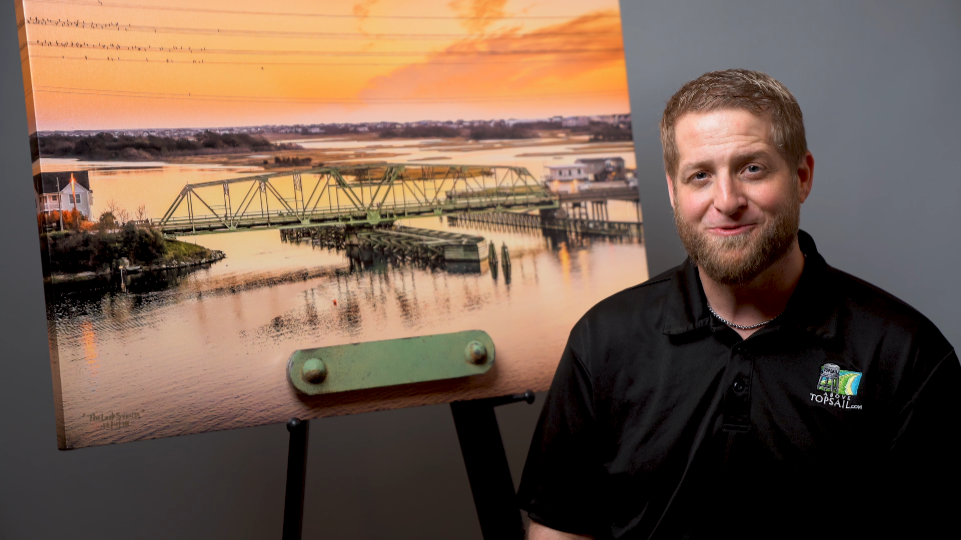 Artist selling only remaining pieces of Surf City Swing Bridge in  commemorative art