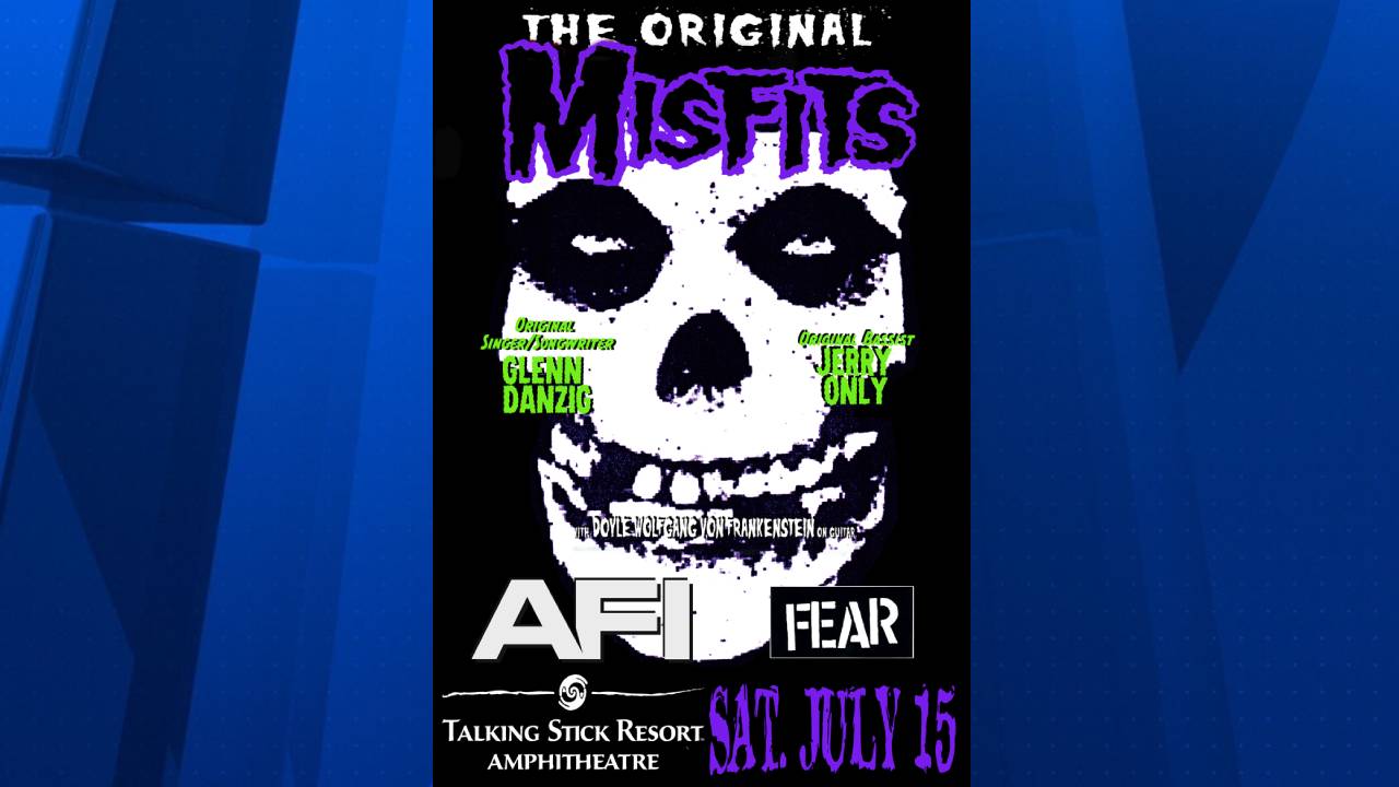 Original Misfits link up for 3-stop summer tour