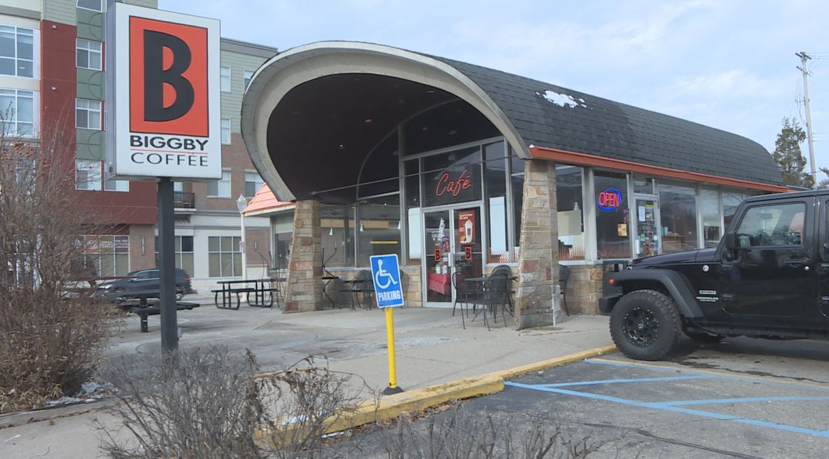 Update Biggby Coffee S First Store In East Lansing On The Move